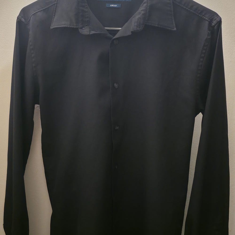 Men's Black Perry Ellis Shirt